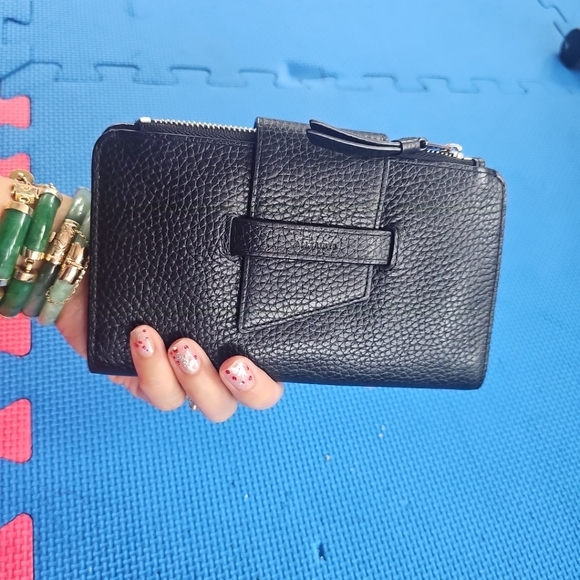 AllSaint Ray Leather Wallet - Picture 1 of 8